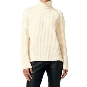 LITA by Ciara NWT Cream Long Sleeve‎ Rubbed Turtle Neck Sweater Women’s Size S